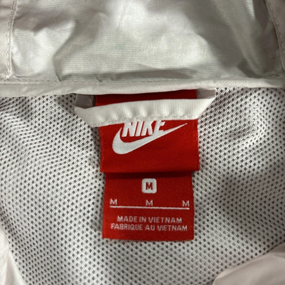 Nike Windbreaker Jacket Women's Full Zip Size Medium Pink‎